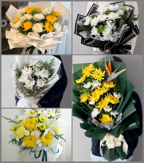 吉林白山市长白县马鹿沟镇万宝岗村白事花束代送